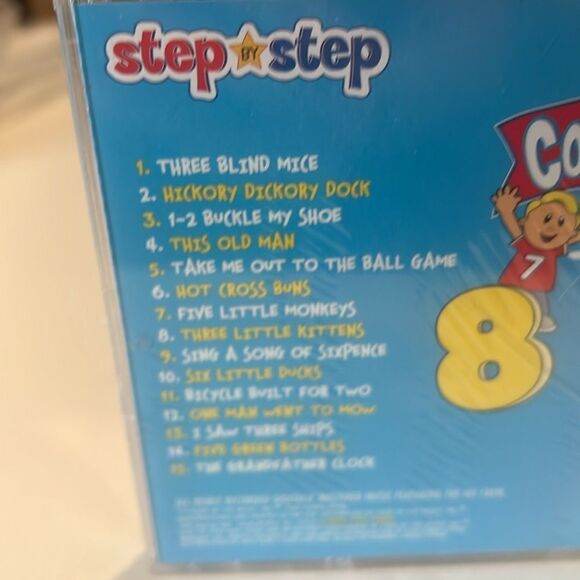 Step by Step Counting Songs Children's Audio CD New in Packaging Sealed - Picture 2 of 3
